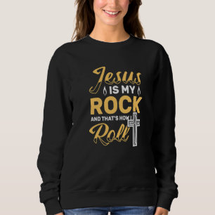Camiseta Jesus é a minha fé na Bíblia de rock na religião d