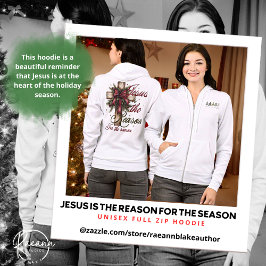 Camiseta Jesus é a Razão Casaco Unisex com Zíper Completo