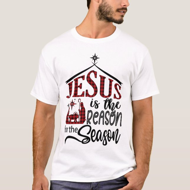 Camiseta Jesus É A Razão Da Época (Frente)