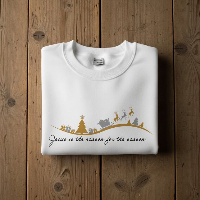 Camiseta Jesus É a Razão da Temporada  (Criador carregado)