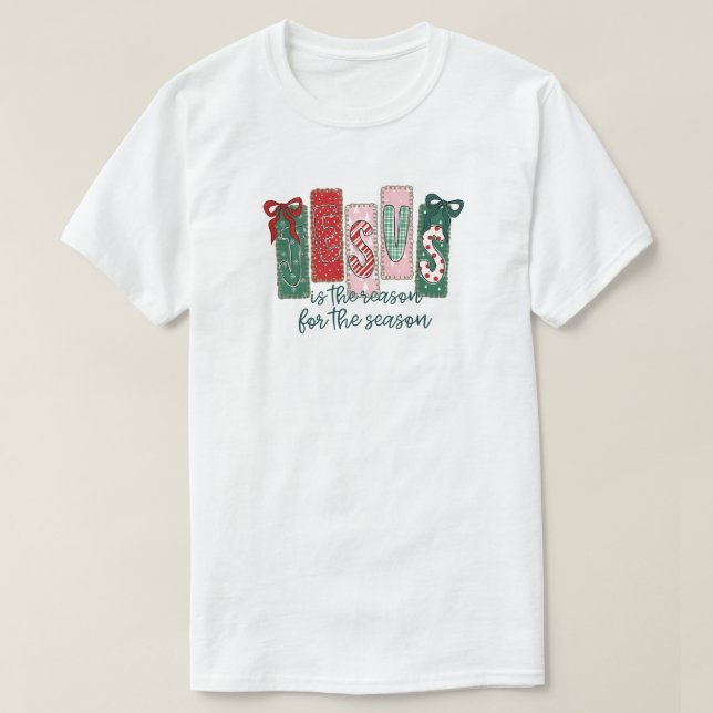 Camiseta Jesus é a razão da temporada (Frente do Design)
