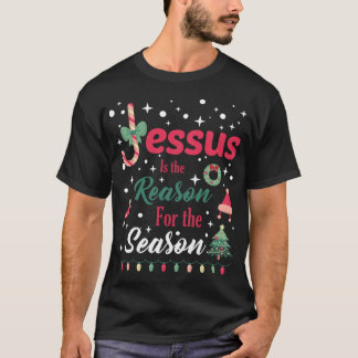 Camiseta Jesus É a Razão da Temporada de Natal