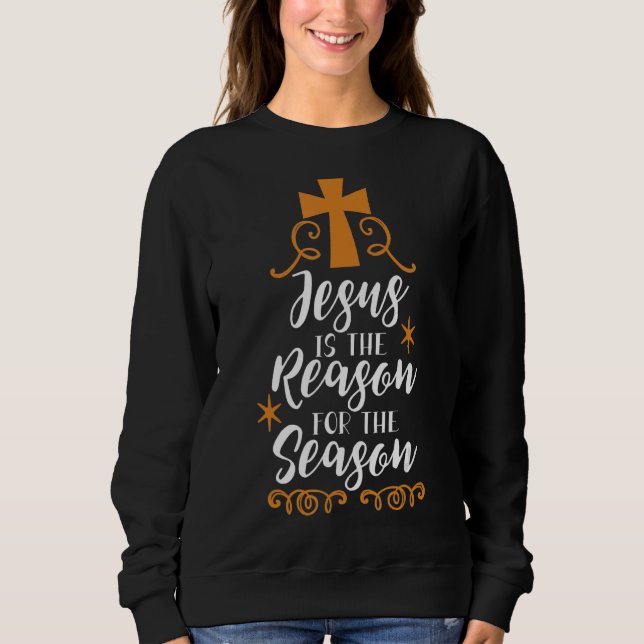 Camiseta Jesus É A Razão Do Cristão De Natal (Frente)