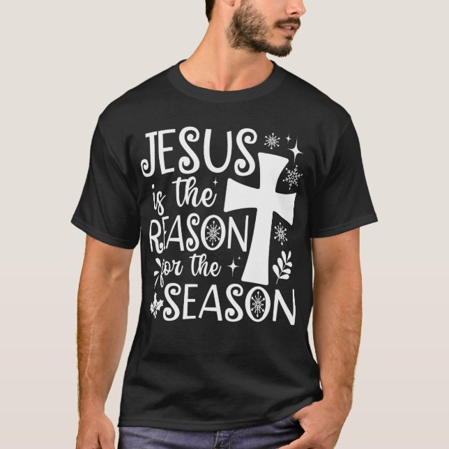 Camiseta Jesus É A Razão Do Natal Da Época (Frente)
