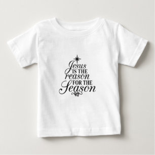 Camiseta Jesus É A Razão Do Natal Da Época