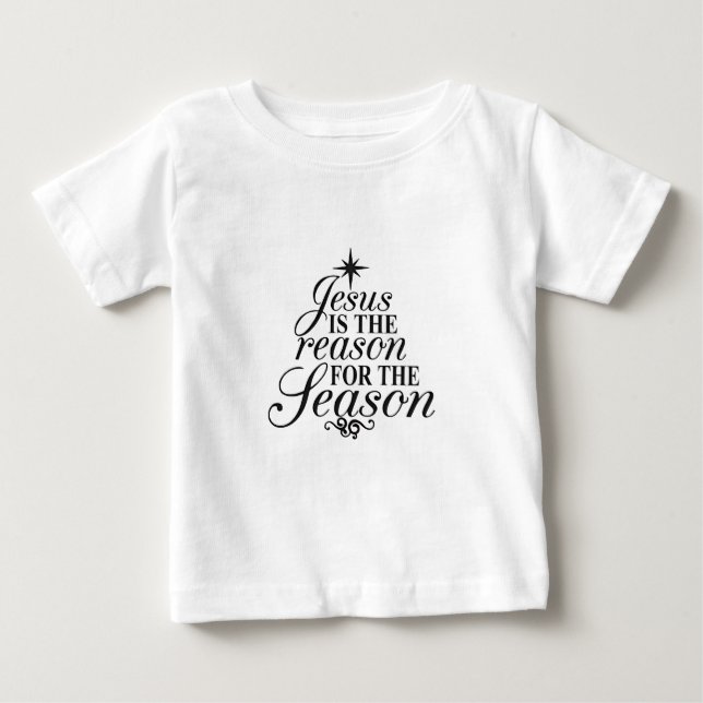 Camiseta Jesus É A Razão Do Natal Da Época (Frente)