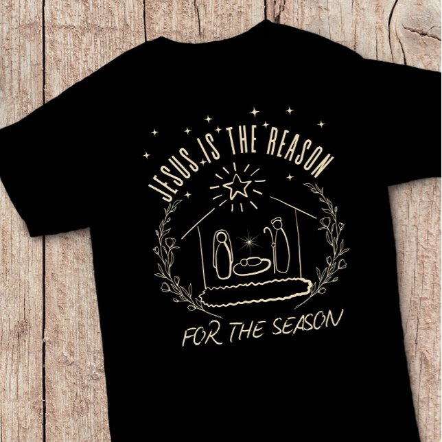 Camiseta Jesus é a razão do Natal da temporada (Criador carregado)