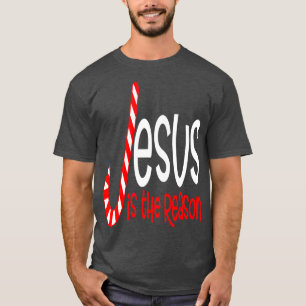 Camiseta Jesus É A Razão Do Natal Religioso Cristão