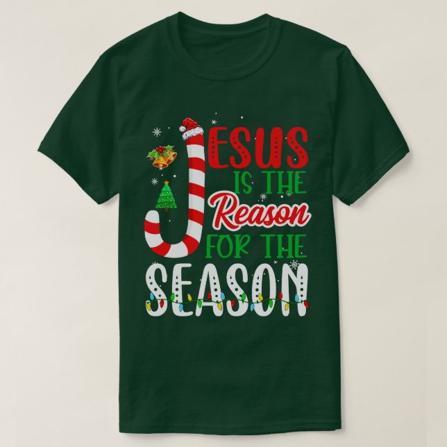 Camiseta Jesus É A Razão Para A Época Da Fé Cristã (Frente do Design)