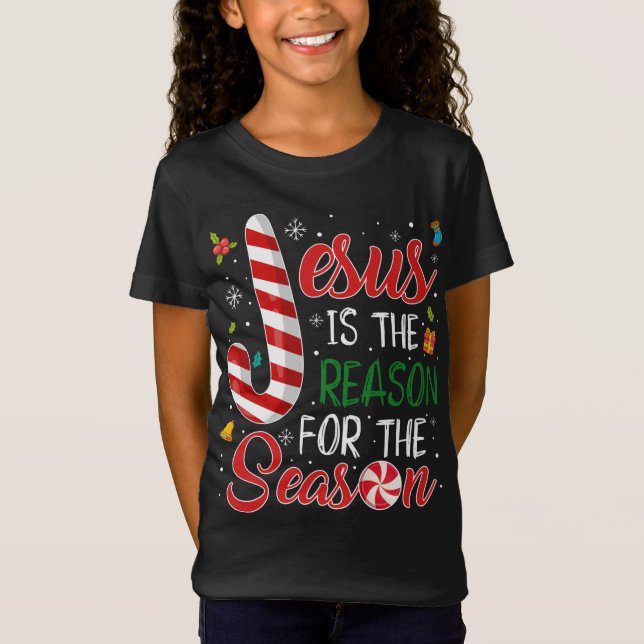 Camiseta Jesus É A Razão Para A Época De Natal (Frente)