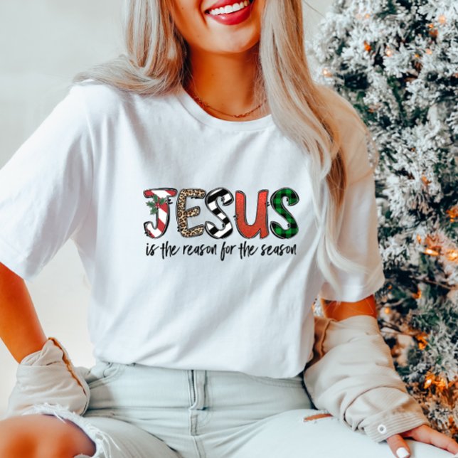 Camiseta Jesus é a razão para a época de Natal (Criador carregado)