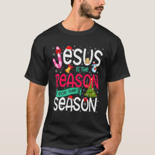 Camiseta Jesus É A Razão Para A Época Feliz Natal