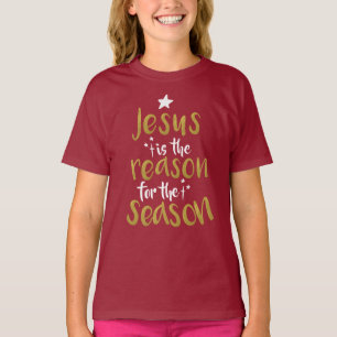 Camiseta Jesus É A Razão Para A Época Natal T-Sh