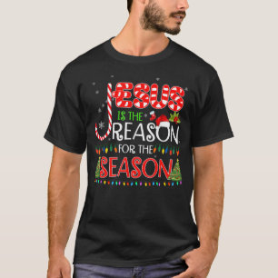 Camiseta Jesus É A Razão Para Os Presentes De Natal Da Époc