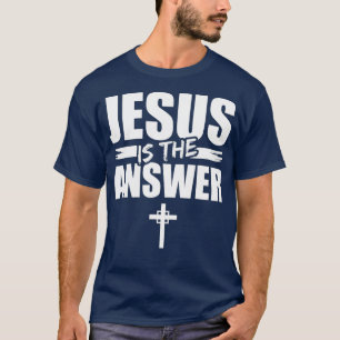 Camiseta Jesus É A Resposta Jesus