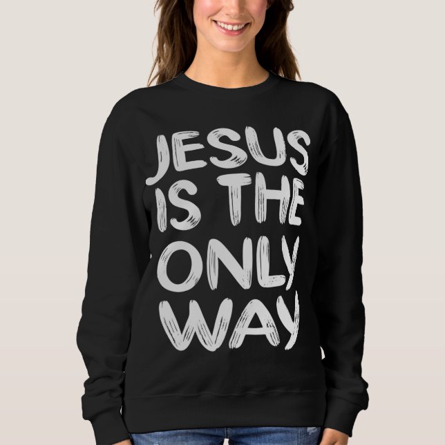 CAMISETA JESUS É A ÚNICA MANEIRA (Frente)