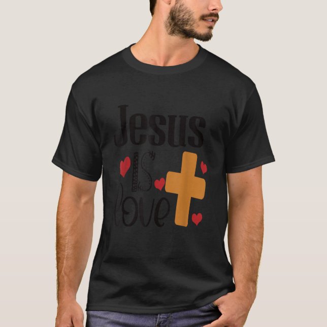 Camiseta  Jesus é Amor  (Frente)