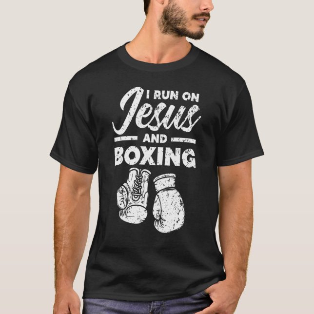 Camiseta Jesus e Boxer Christian Professional Boxer Spor (Frente)