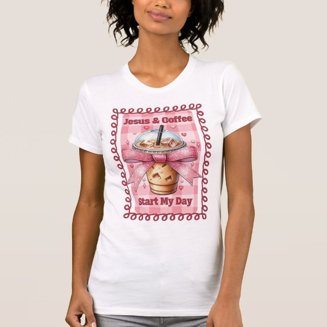 Camiseta Jesus e café (Frente)