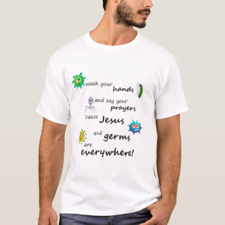 Camiseta Jesus e germes