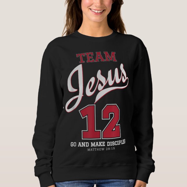 Camiseta Jesus e Jesus Cristão da Equipe de Baseball (Frente)