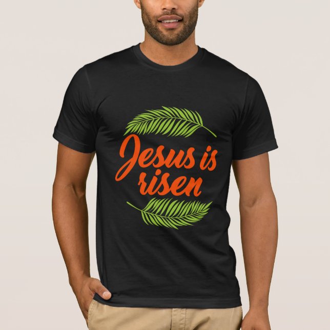 Camiseta jesus é levantado (Frente)