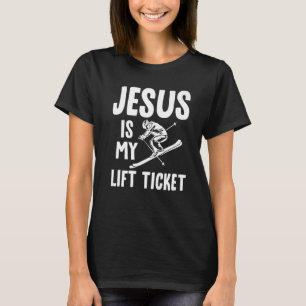 Camiseta Jesus É Meu Bilhete De Elevação