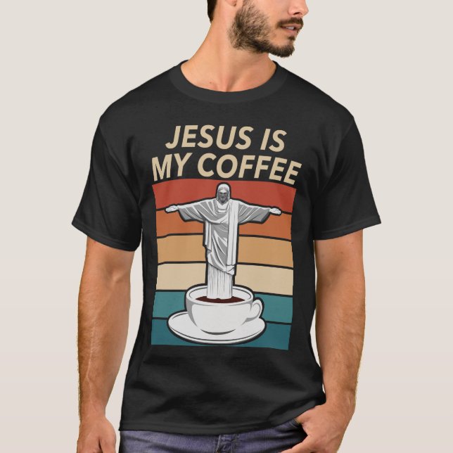 Camiseta Jesus É Meu Café (Frente)