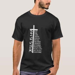 Camiseta Jesus É Meu Citações Santa Cruz Deus Fé Jesus