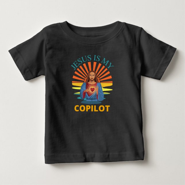 CAMISETA JESUS É MEU COPILOTO (Frente)