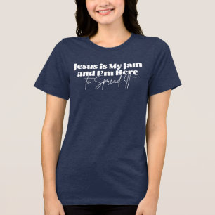 Camiseta Jesus é meu empecilho - fé cristã