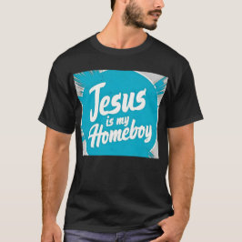 Camiseta Jesus É Meu Ficar em casa
