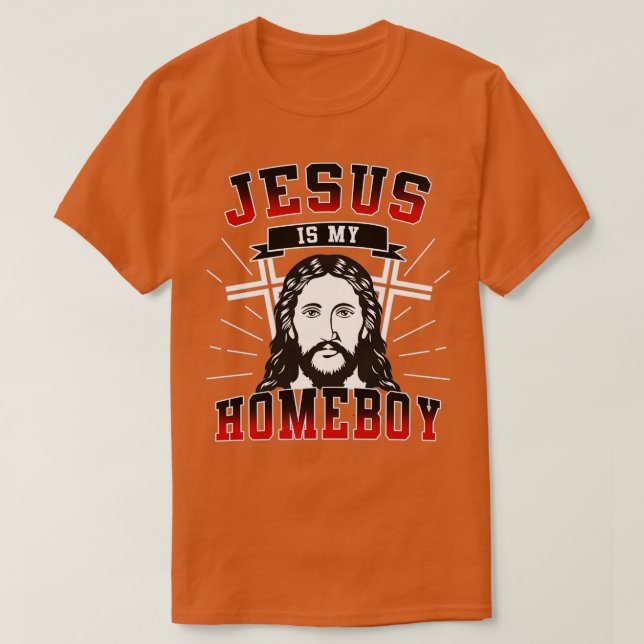 Camiseta Jesus é meu ficar em casa (Frente do Design)