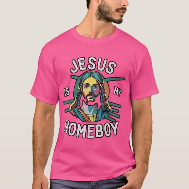 Camiseta Jesus É Meu Ficar em casa (Frente)