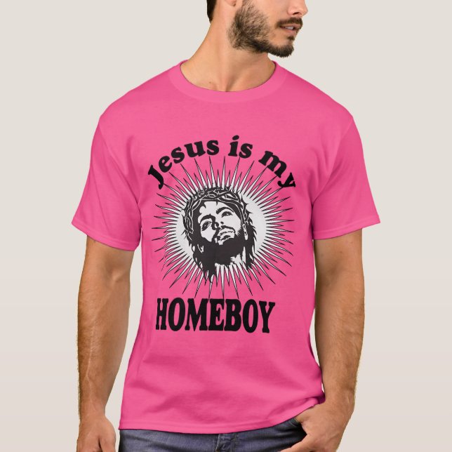 Camiseta Jesus É Meu Ficar em casa (Frente)