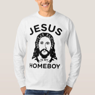 Camiseta Jesus É Meu Ficar em casa