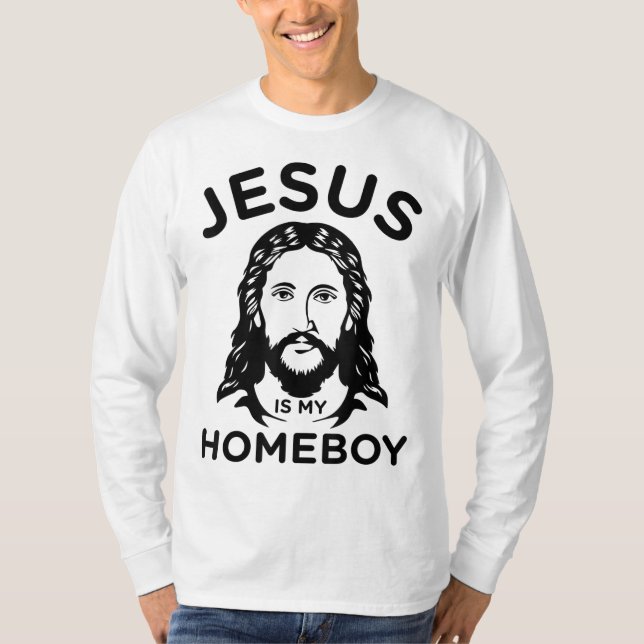 Camiseta Jesus É Meu Ficar em casa (Frente)