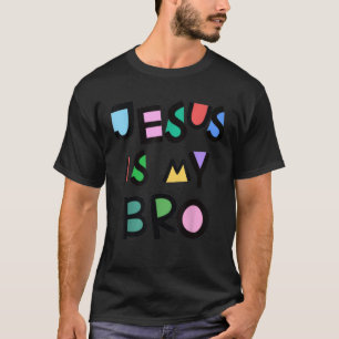 Camiseta Jesus É Meu Irmão Engraçado Descanso Mulher Religi