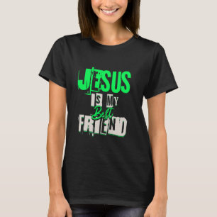 Camiseta Jesus É Meu Melhor Amigo Para Adolescentes Católic