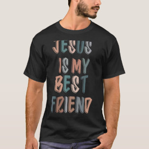Camiseta Jesus É Meu Melhor Amigo Para Deus Católico Cristã