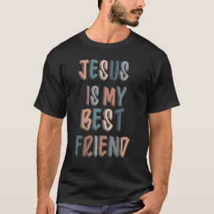 Camiseta Jesus É Meu Melhor Amigo Para Deus Católico Cristã