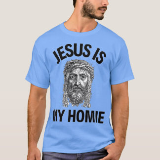Camiseta Jesus É Meu Pai Jesus É Meu Ficar em casa Engraçad