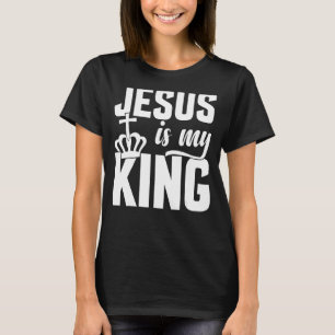 Camiseta Jesus é meu rei cristão