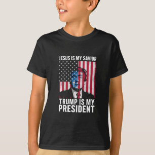 Camiseta Jesus é meu salvador Trump é meu presidente 2024