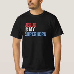 Camiseta Jesus é meu super-herói