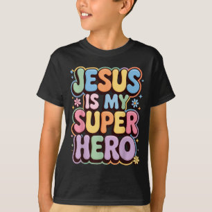 Camiseta Jesus É Meu Super-Herói