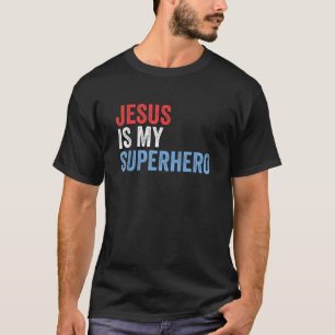 Camiseta Jesus é meu super-herói