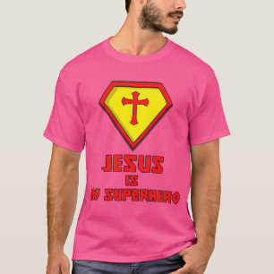 Camiseta Jesus é meu super-herói