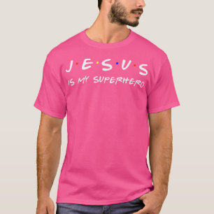 Camiseta Jesus é meu super-herói para acreditar em Deus pod