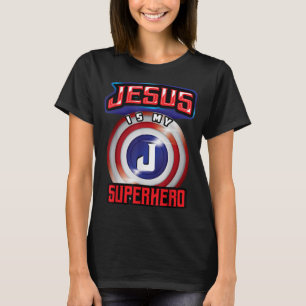 Camiseta Jesus é meu super-herói, poderoso presente cristão